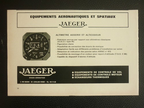 1969 pub papier jaeger - pub,